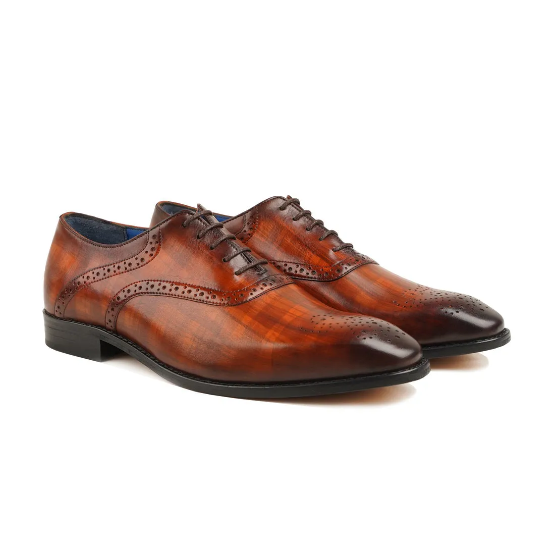 ALTONA - BURNISH BROWN PATINA OXFORD