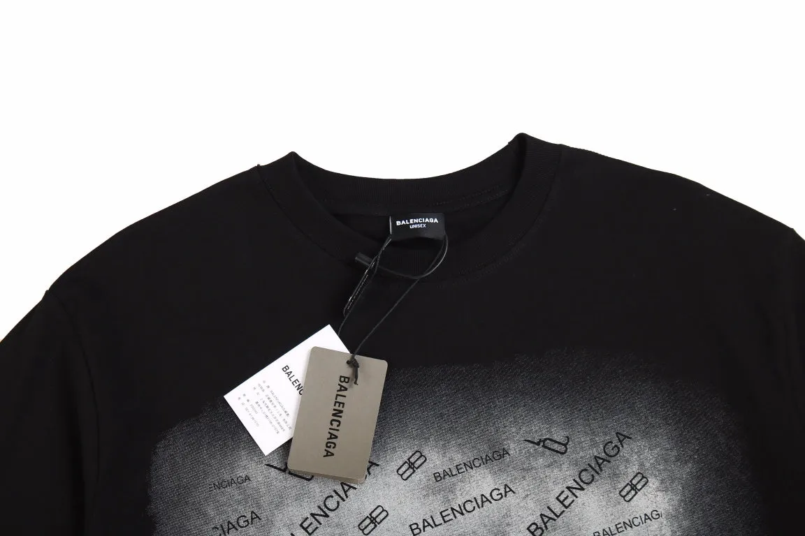 Balenciaga Spray Logo T-Shirt (Black)