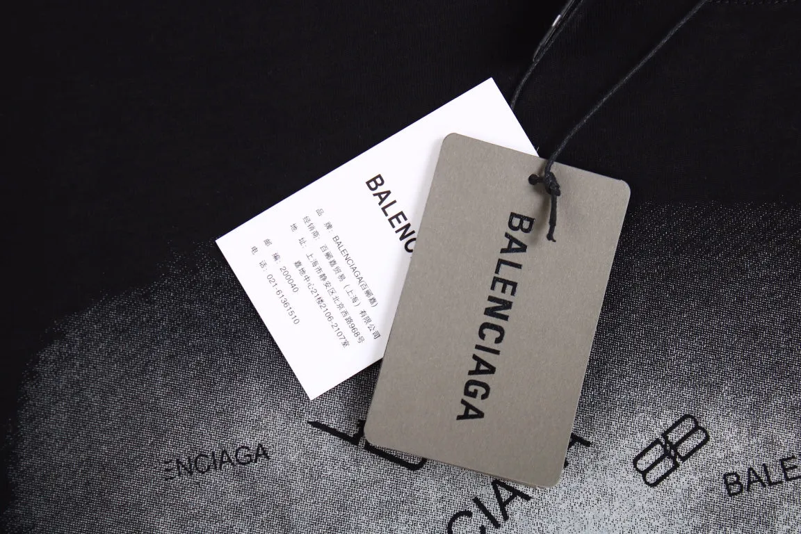 Balenciaga Spray Logo T-Shirt (Black)