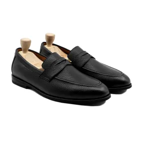 Barq - Men's Black Pebble Grain Loafer