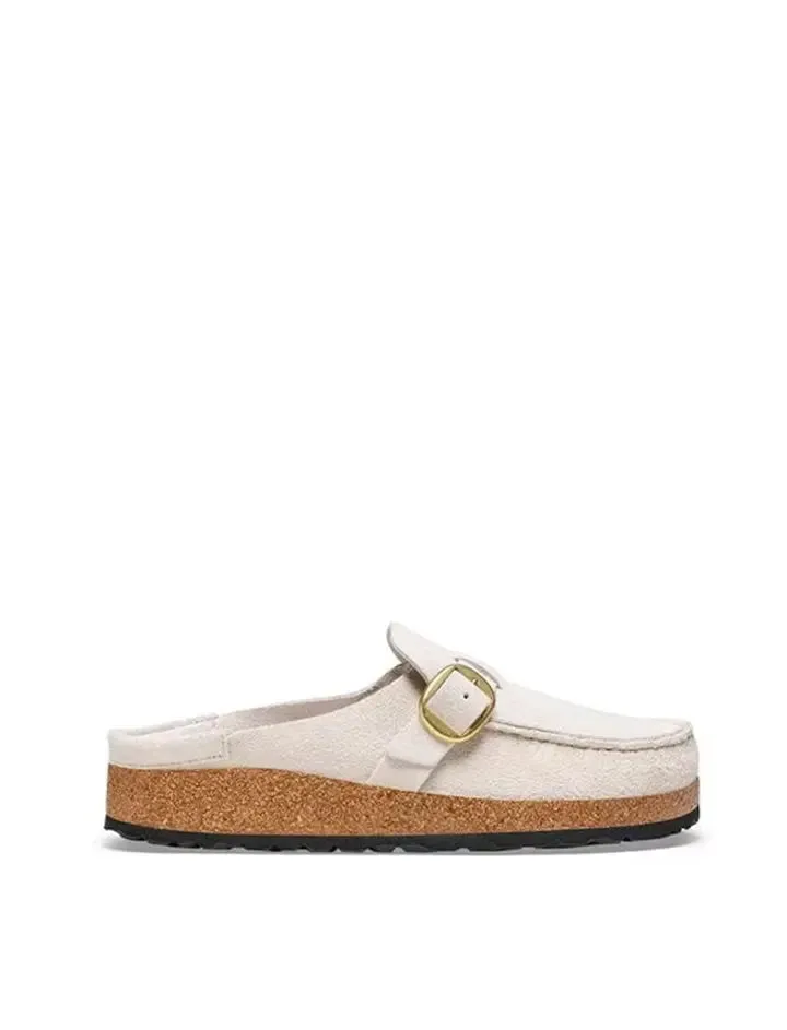 Birkenstock Buckley Corduroy Narrow Fit Antique White