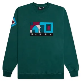 Blockhaus Crewneck Sweatshirt - Pine Green