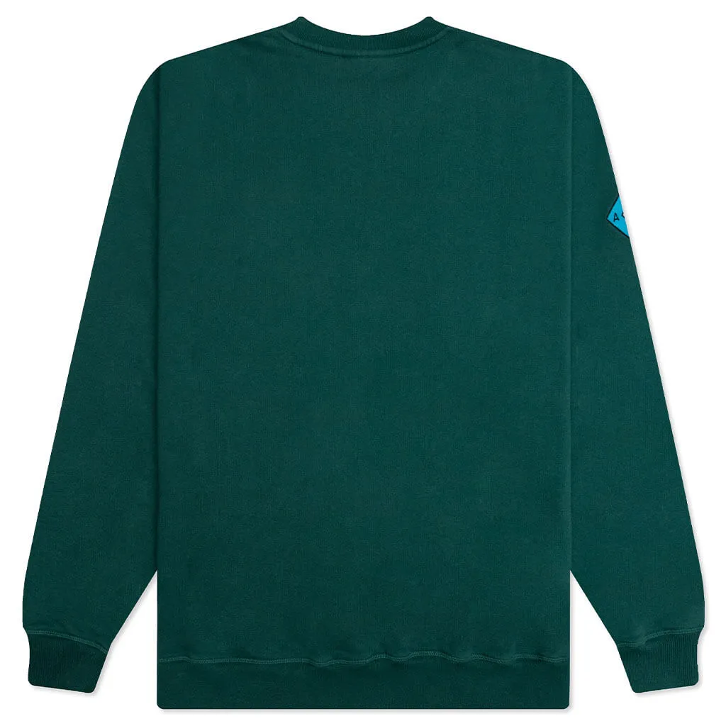 Blockhaus Crewneck Sweatshirt - Pine Green