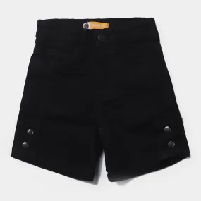 Boys Denim Stretch Short Out Of This World-BLACK