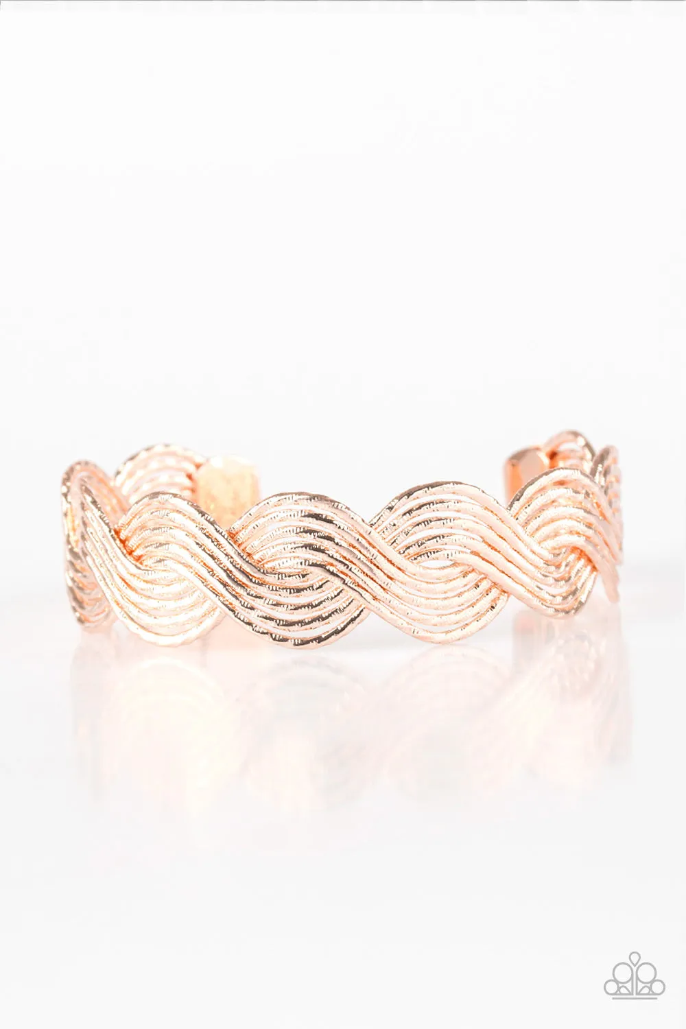 Braided Brilliance - Rose Gold