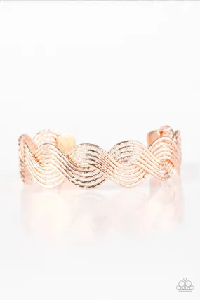 Braided Brilliance - Rose Gold