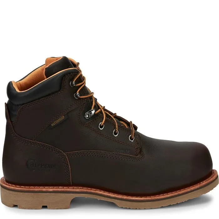 Chippewa Men's Serious  6 Comp Toe WP Metguard Lace-Up Work Boot - 72301