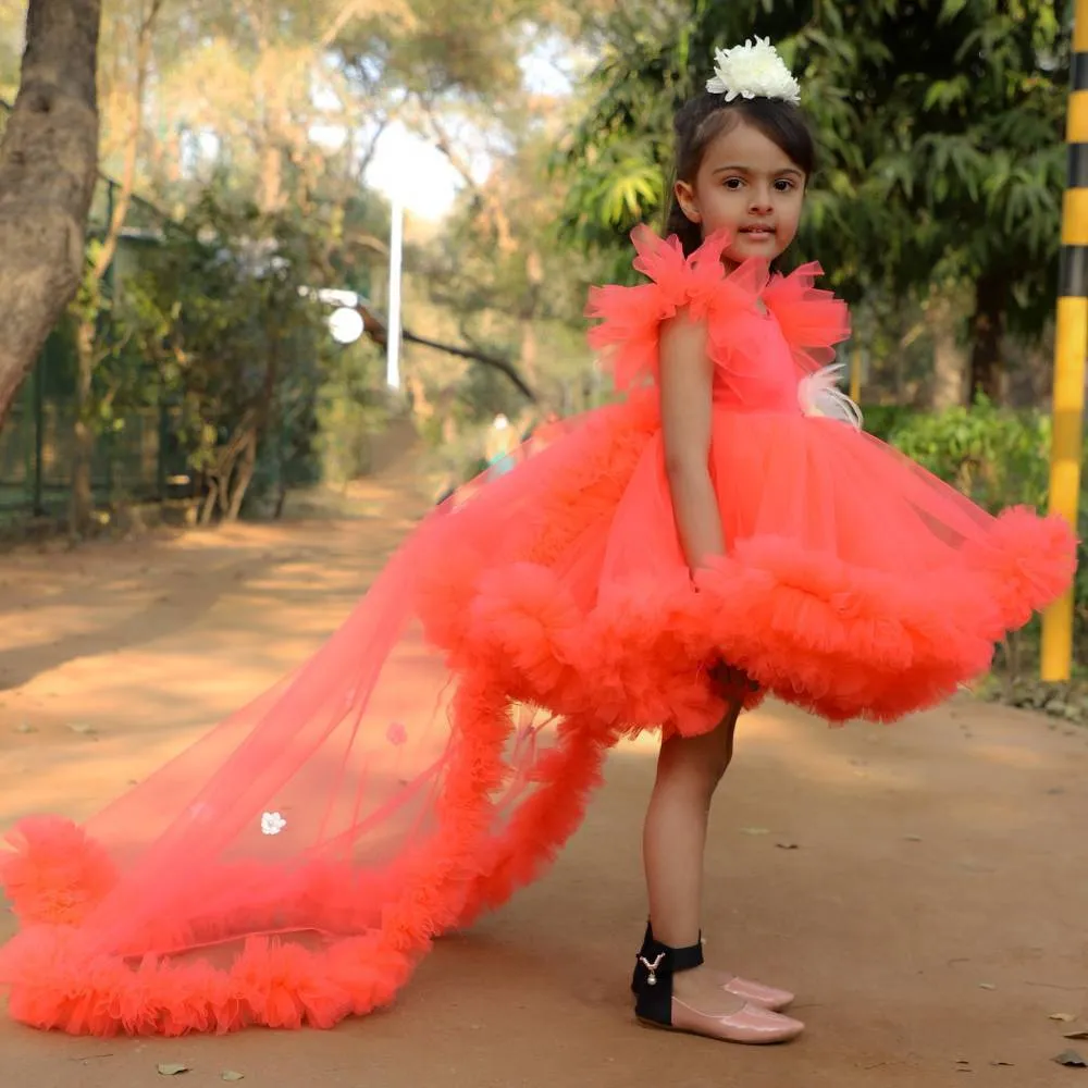 Coral Blush Tail Dress