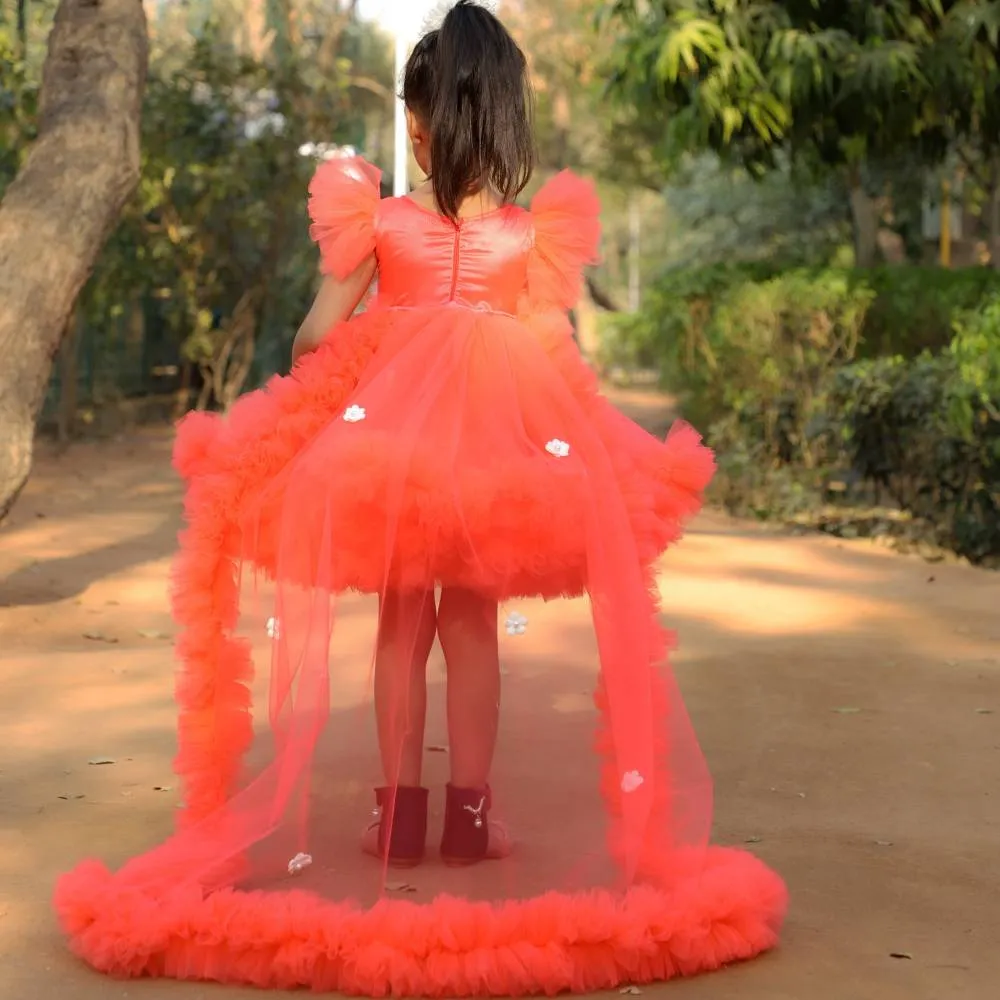 Coral Blush Tail Dress