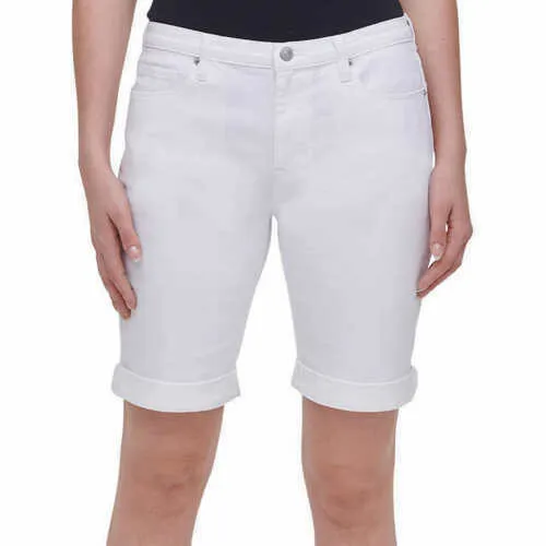 DKNY Women's Bermuda Denim Shorts