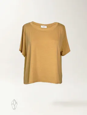 Emi Top - Goldenrod Rayon Jersey