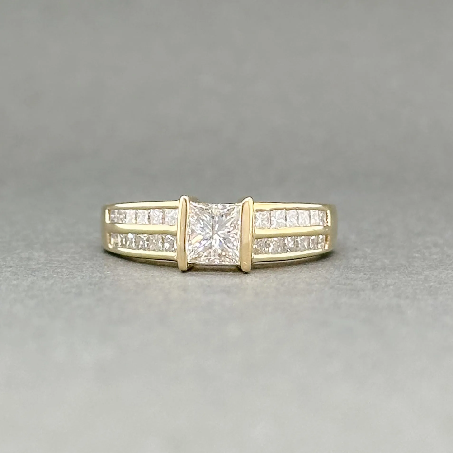 Estate 14K Y Gold 0.95ctw F-G/SI1 Diamond Engagement Ring