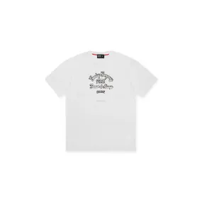 Geedup Company T-Shirt 'White/Navy'