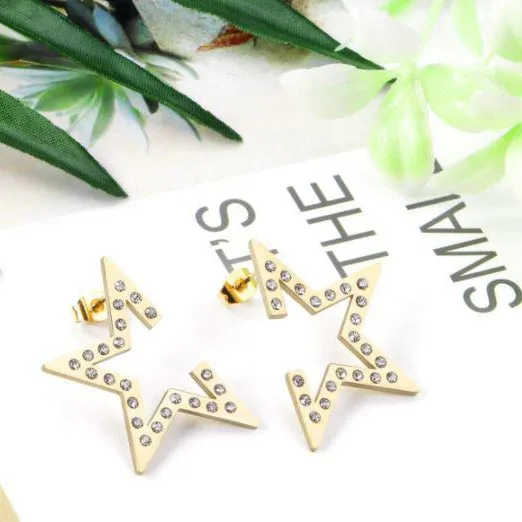 Glitz and Glamour Post Star Earrings