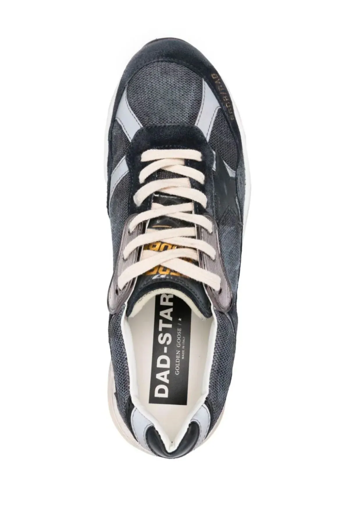 Golden Goose Running Dad Sneaker - Dark Blue/ Silver/ Black