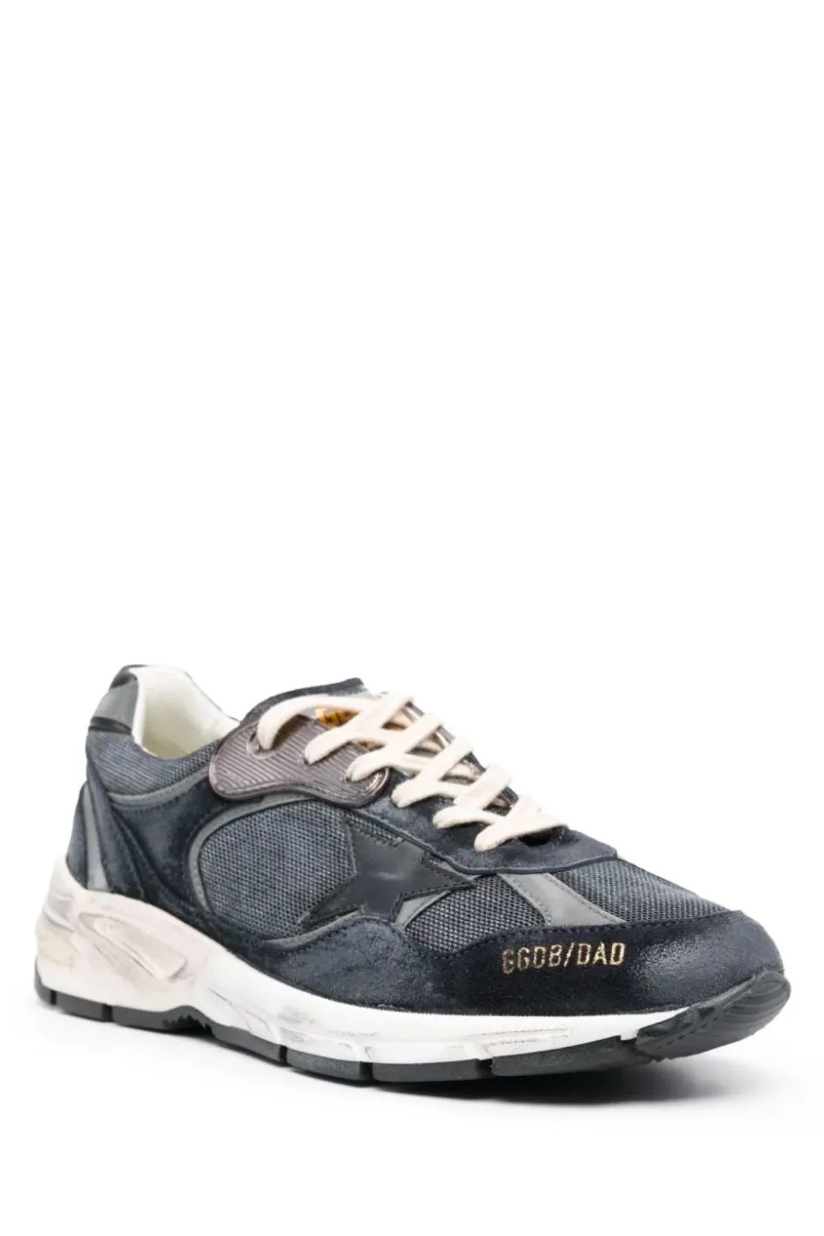 Golden Goose Running Dad Sneaker - Dark Blue/ Silver/ Black