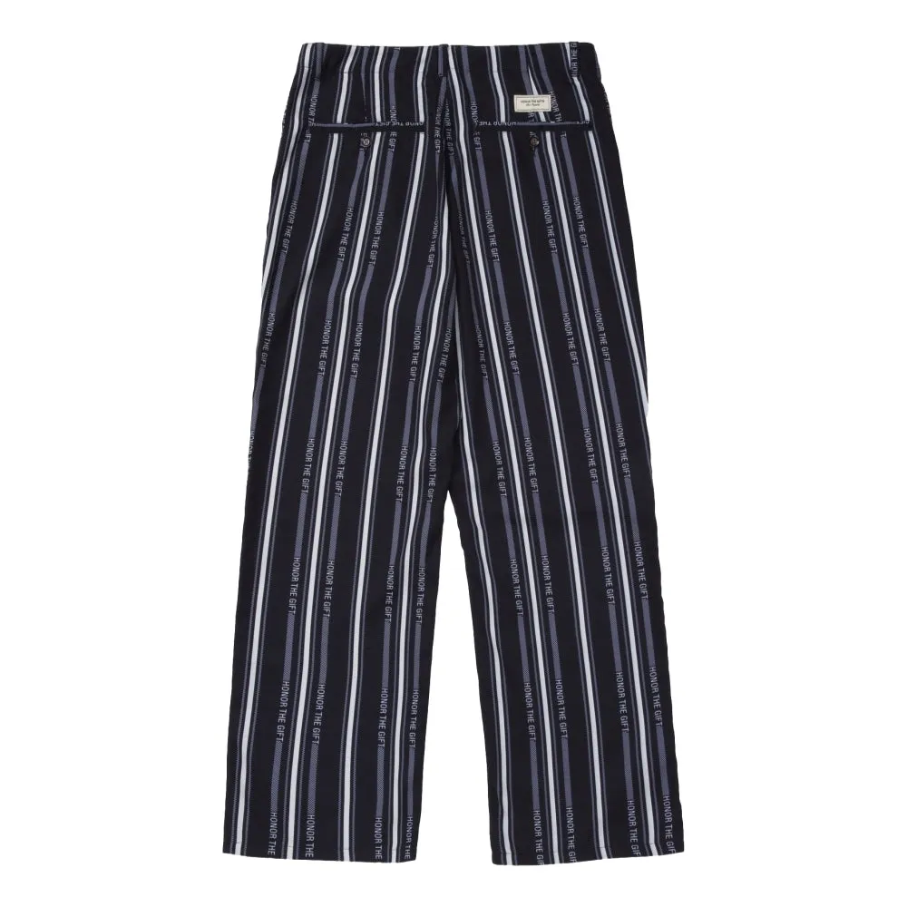 HONOR THE GIFT HONOR STRIPE PANT-BLACK