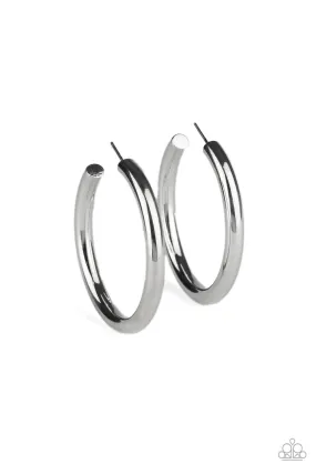 Hoop Hustle - Silver Hoop Earrings