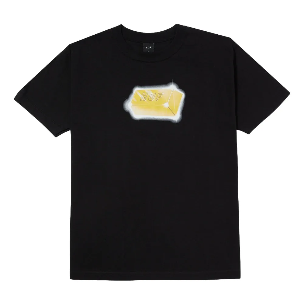 HUF GOLD STANDARD S/S TEE-BLACK