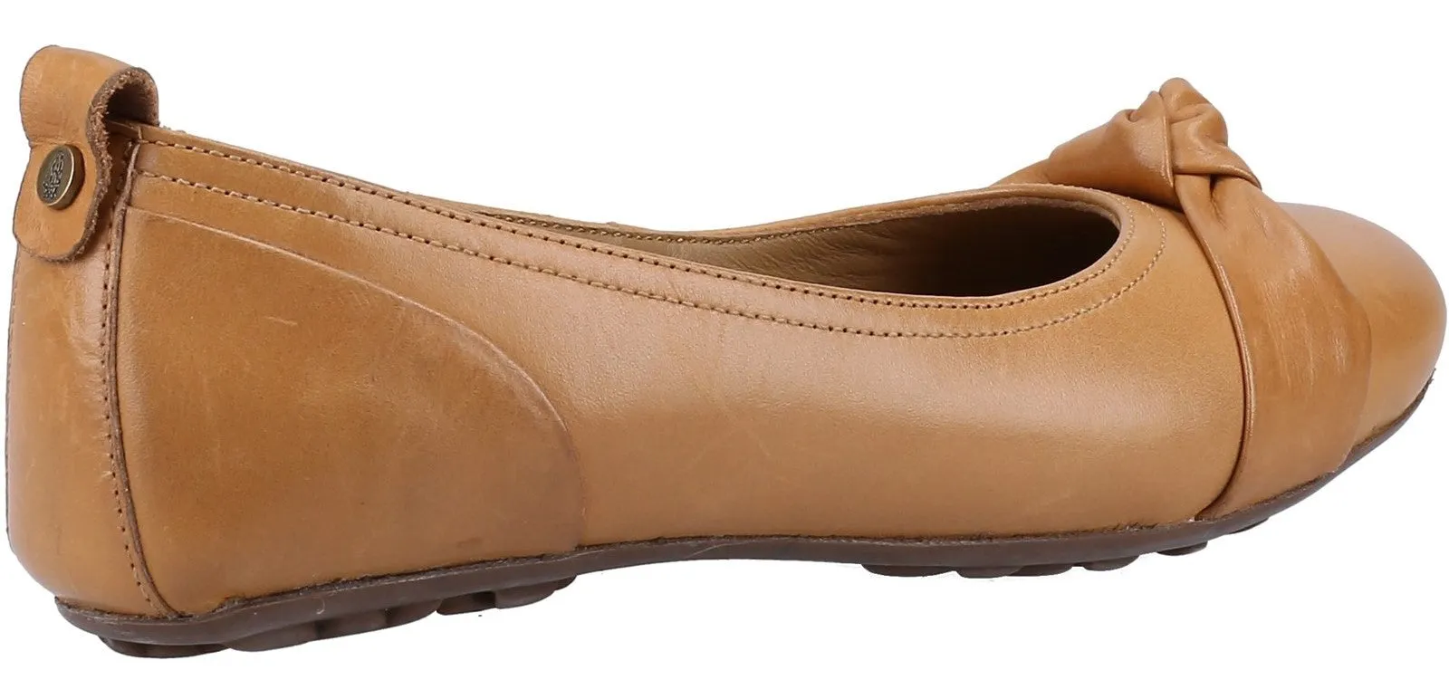 Hush Puppies Jada Knot Womens Ballerina Shoe