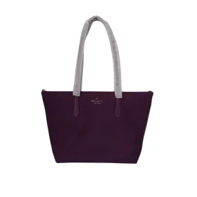 Kate Spade Purple Kitt Nylon Large Tote | Brand New |