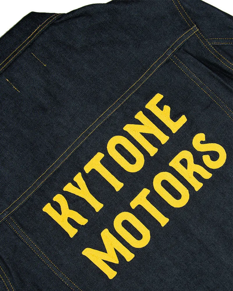 KYTONE Motorsport Selvedge Denim Embroidered Highway Jacket