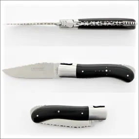 Laguiole Gentleman's Knife Guilloche - Ebony