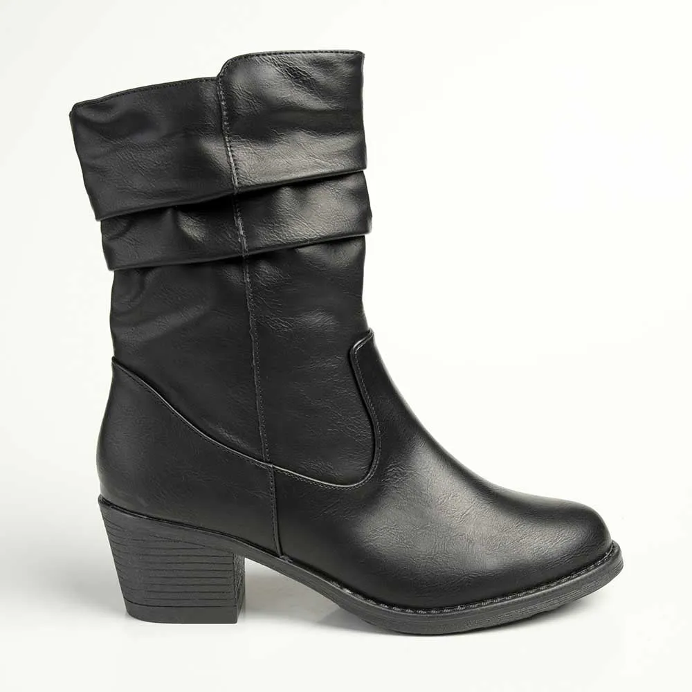 Madison Fallon Combat Boot - Black