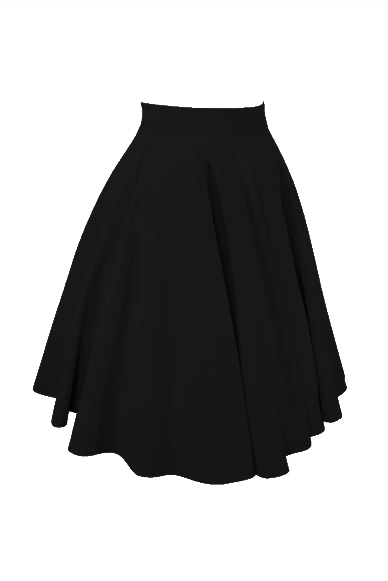 Miss Strawberry Pageant Classic Skirt (Black)