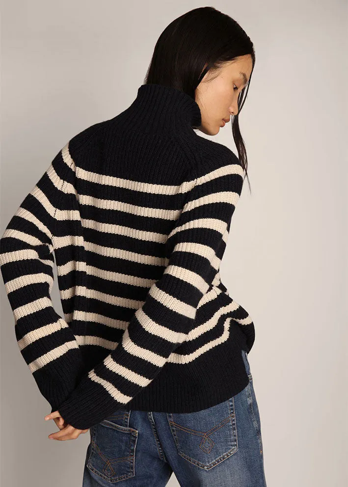 Munthe Arissa Sweater - Navy Stripe