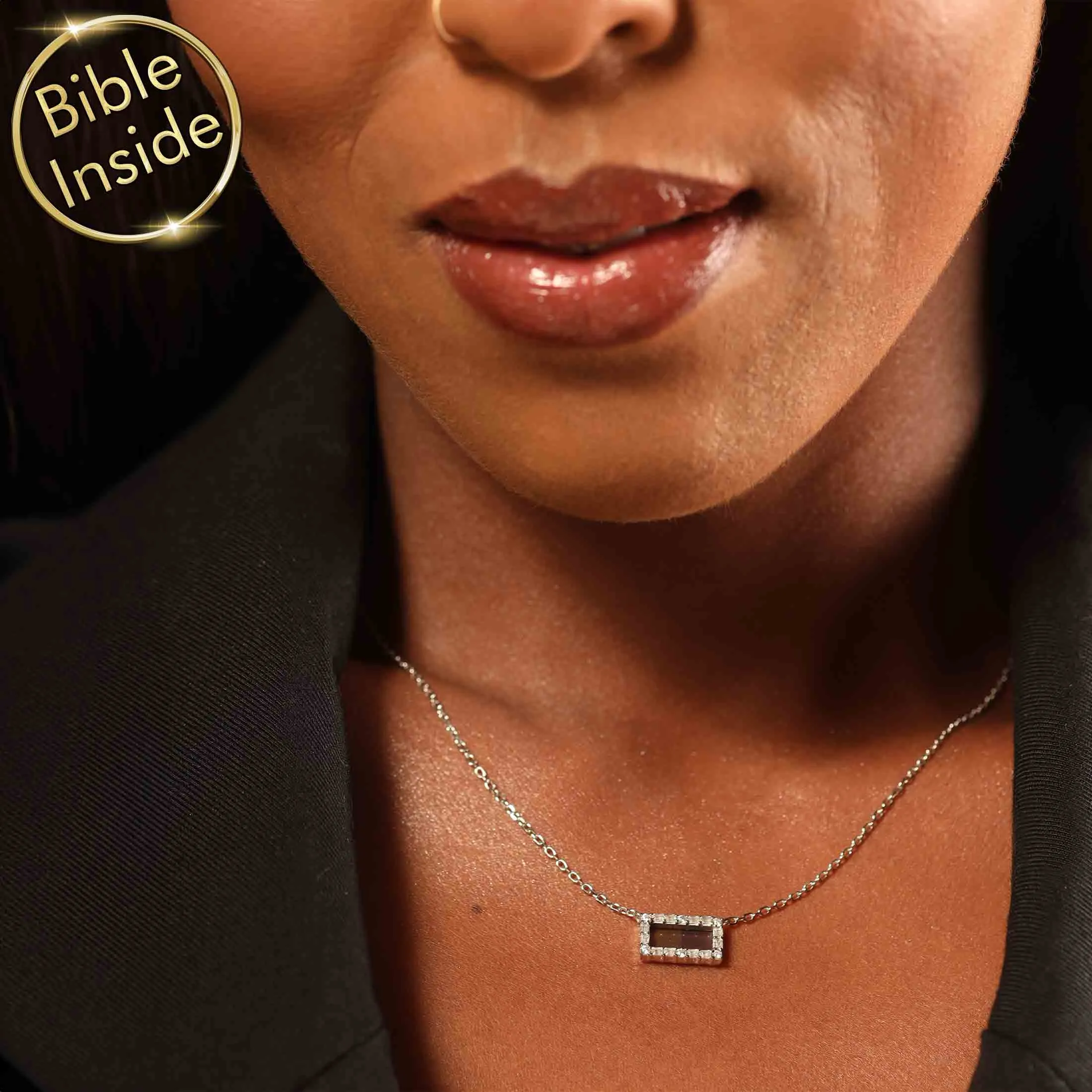 Nano Bibles Necklace: Old & New Testament Edition