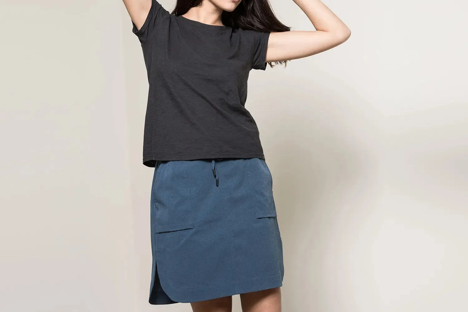 PATCH POCKET SHORT SKIRT - CLEARANCE