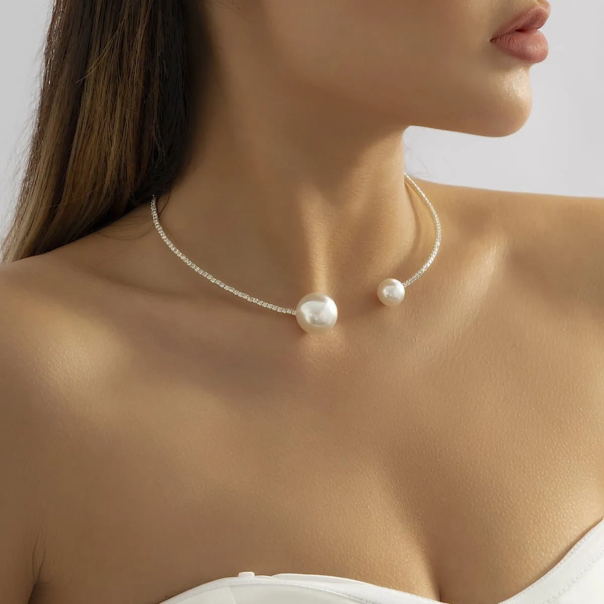 Pearl Open Necklace