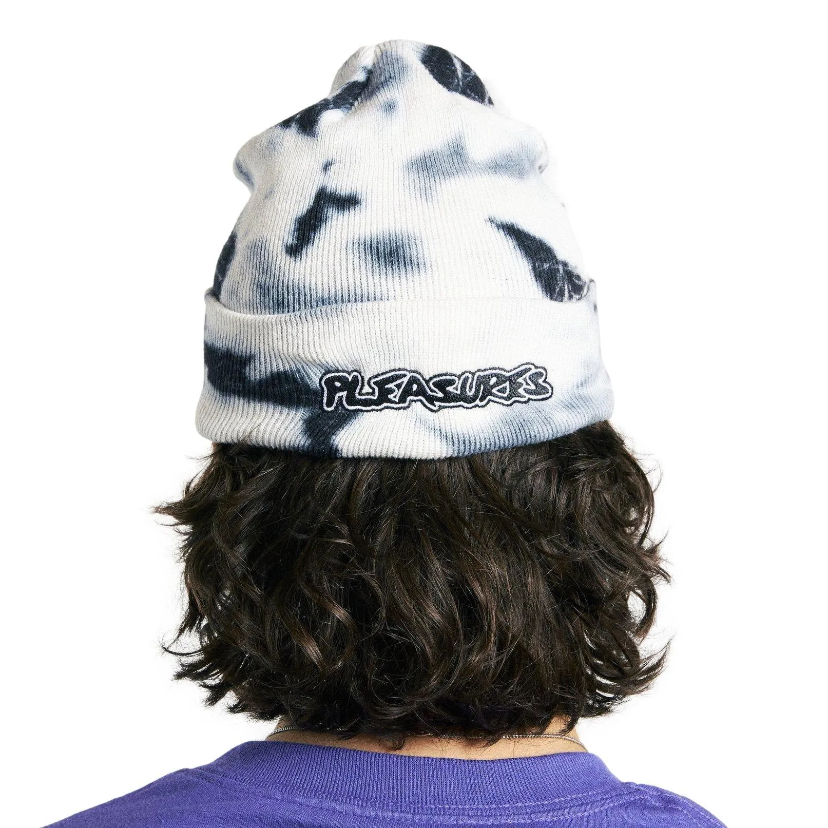 PLEASURES BACKBONE DYED BEANIE