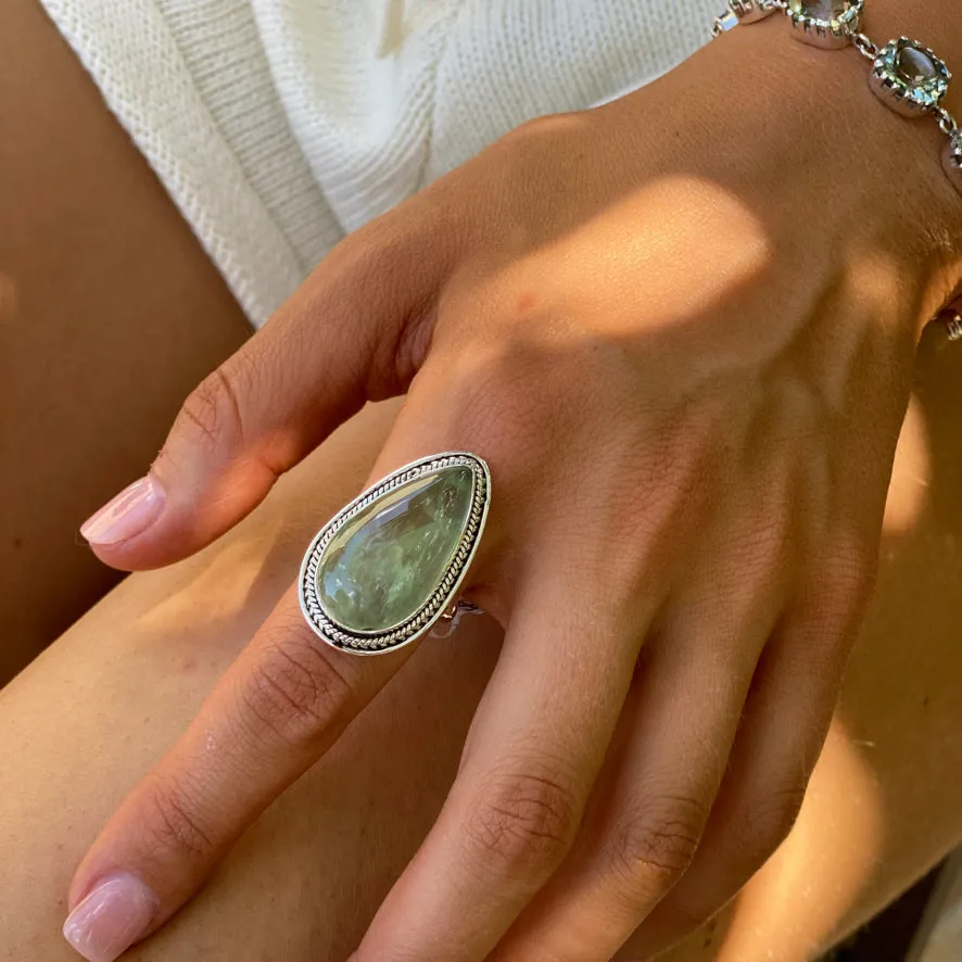 Prehnite Ring - Mishka