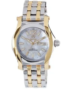 Reactor Curie Ladies Watch - Two-Tone Stainless Steel - White Mother of Pearl