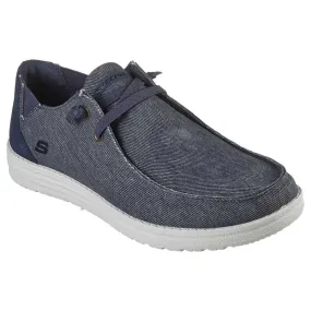 Scarpe da Uomo - SKECHERS Art. 66387BLU Sneakers STREETWEAR BLU JEANS casual