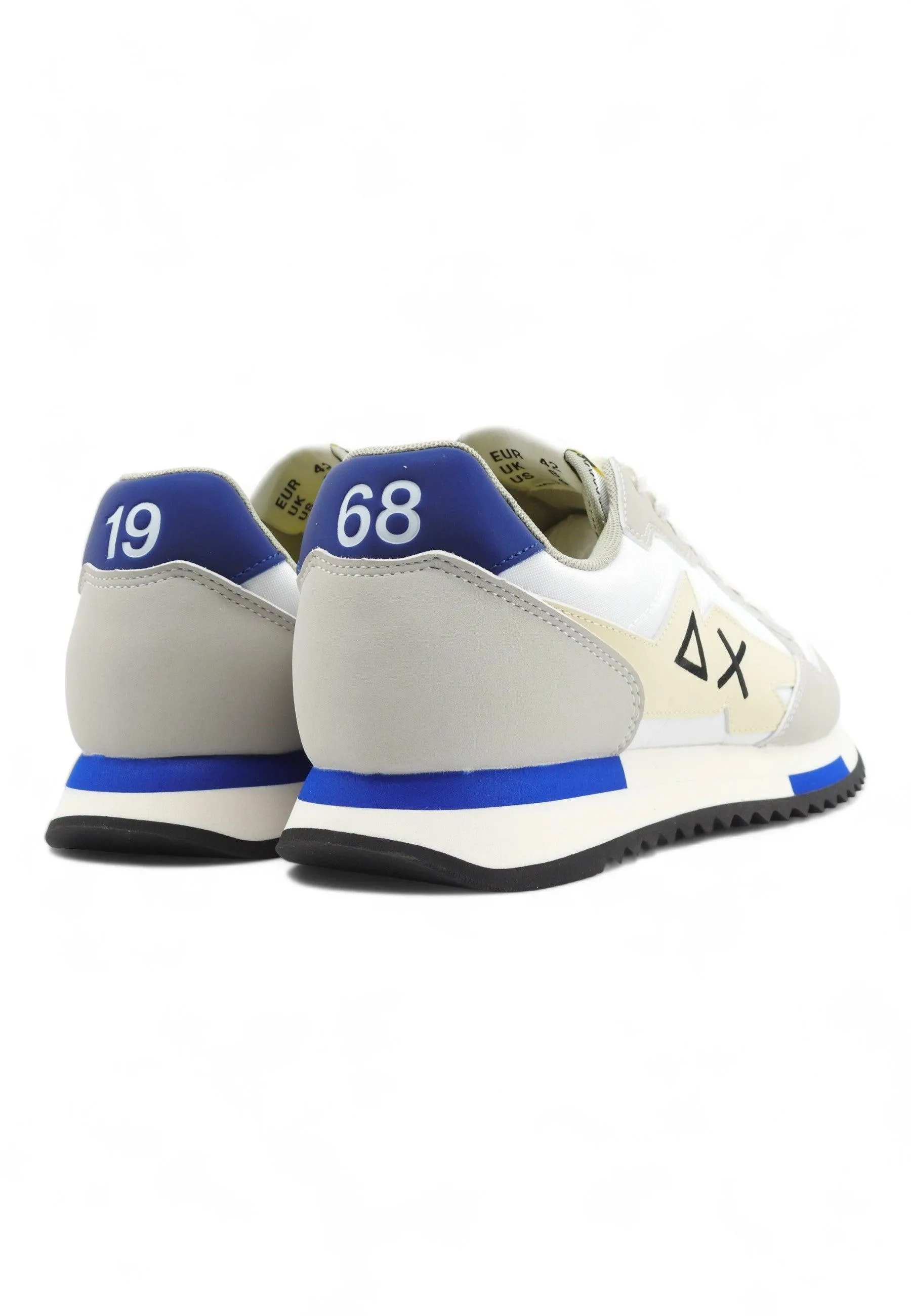 SUN68 Niki Solid Sneaker Uomo Bianco Z34120