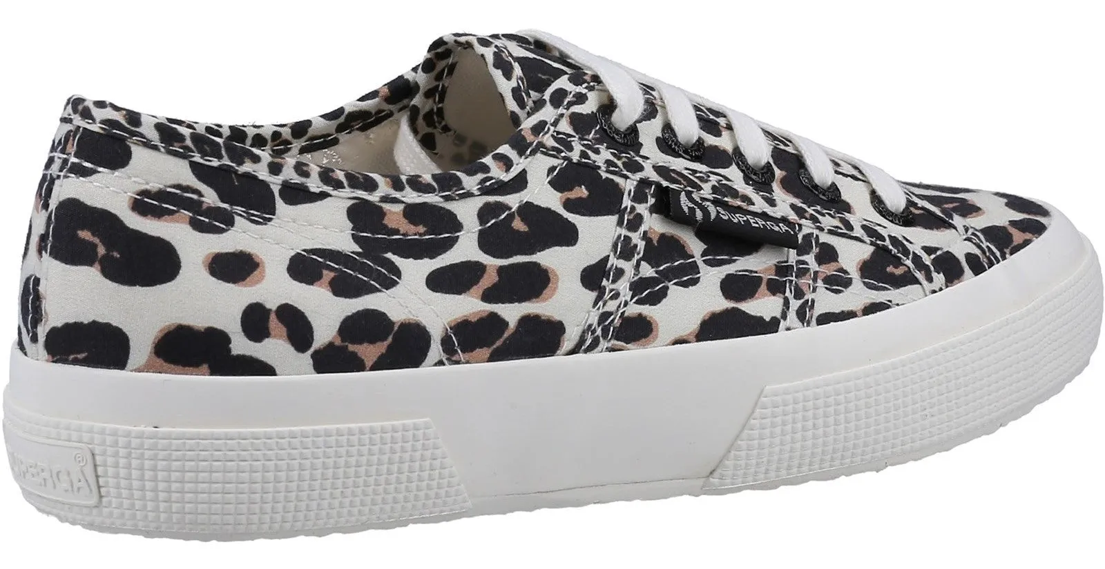 Superga 2750 Light Leopard Print Womens Lace Up Casual Shoe