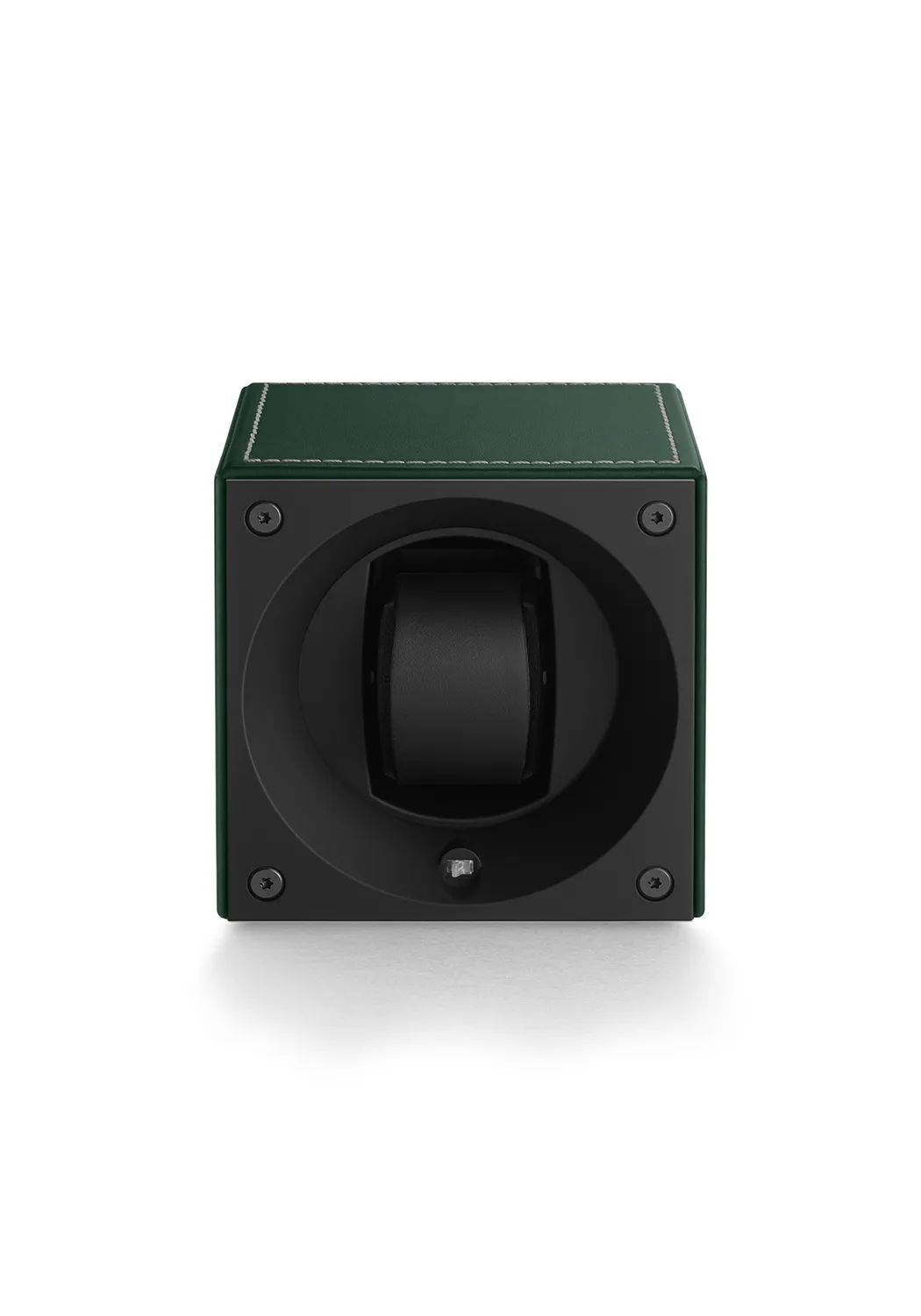 SwissKubiK Single Masterbox Green Leather Watch Winder