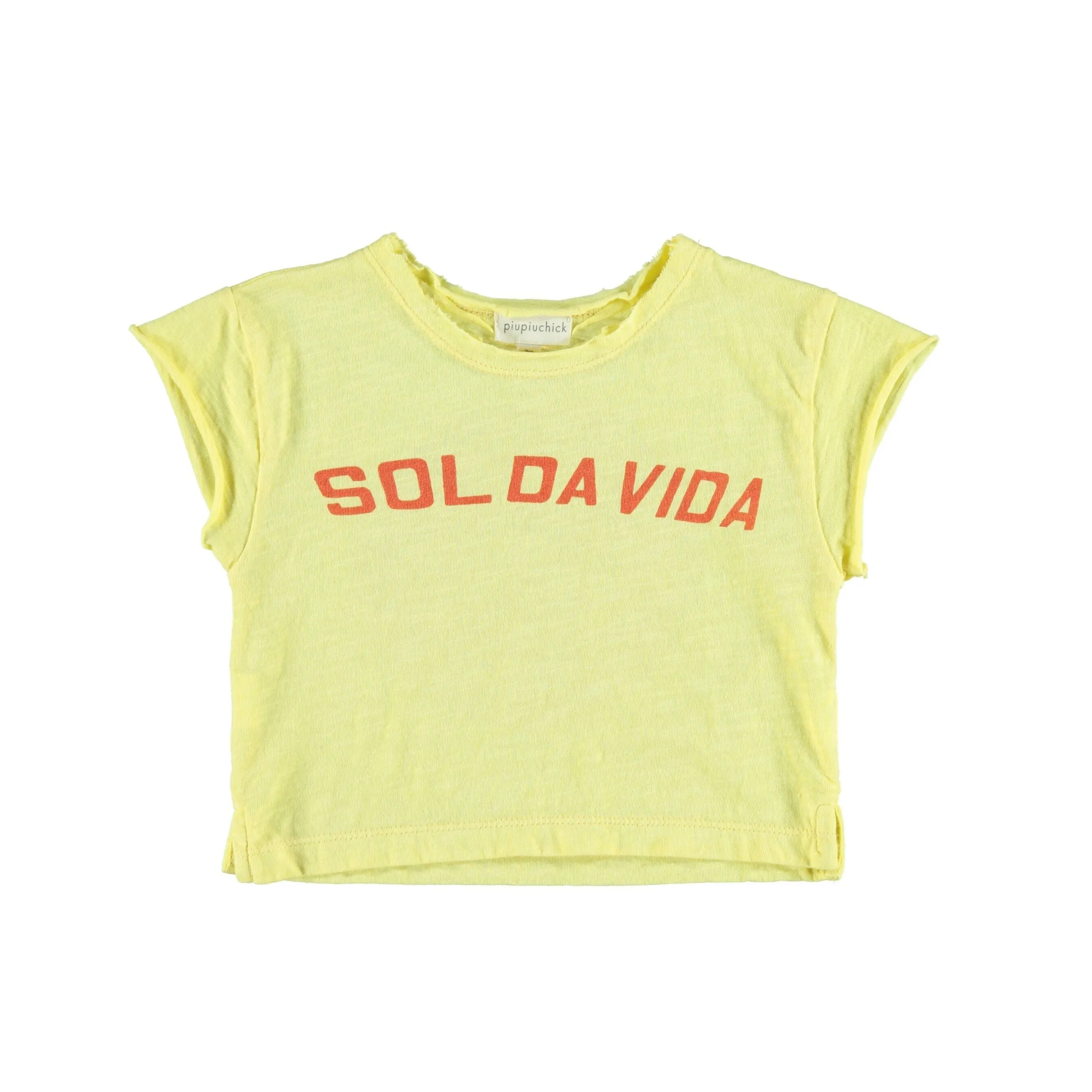 T-Shirt - Yellow 'Sol da vida'