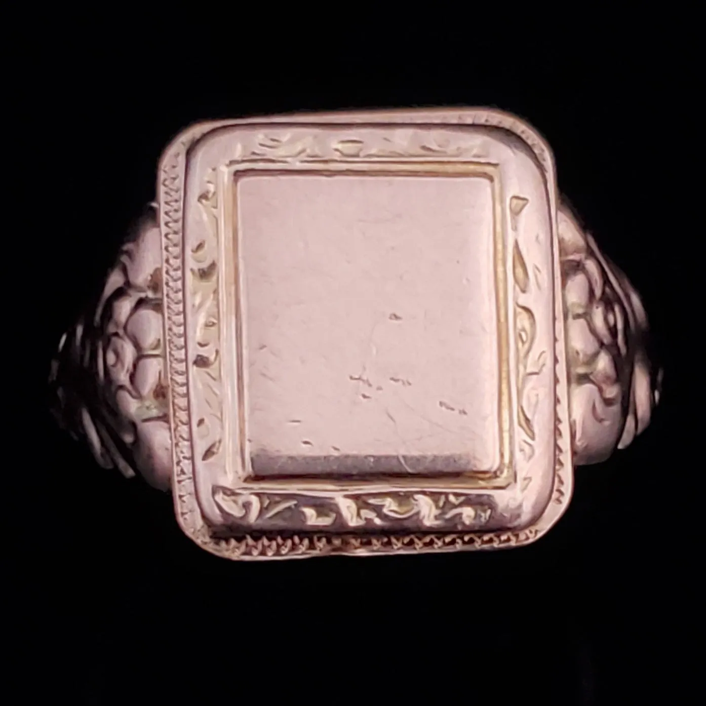 The Albany - Retro 14k Gold Poison Ring Russian Hallmarks