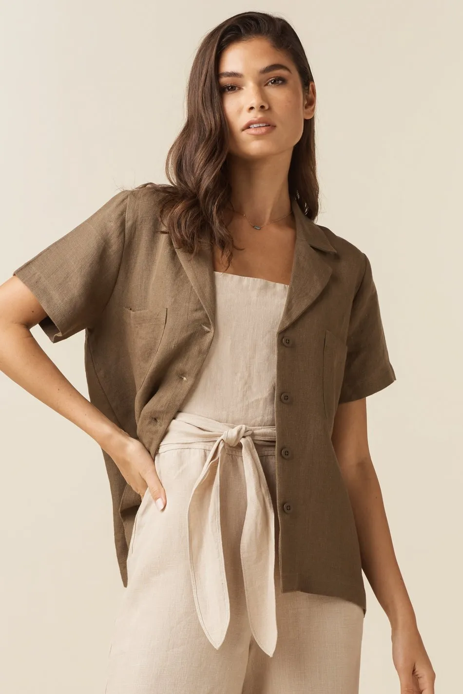 The Linen Collared Shirt