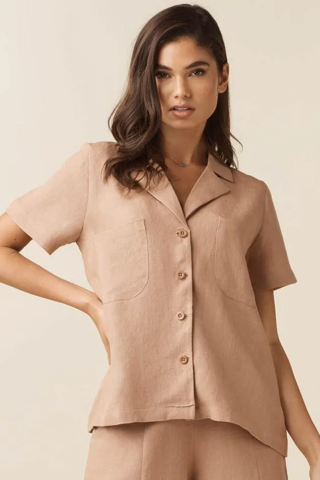 The Linen Collared Shirt