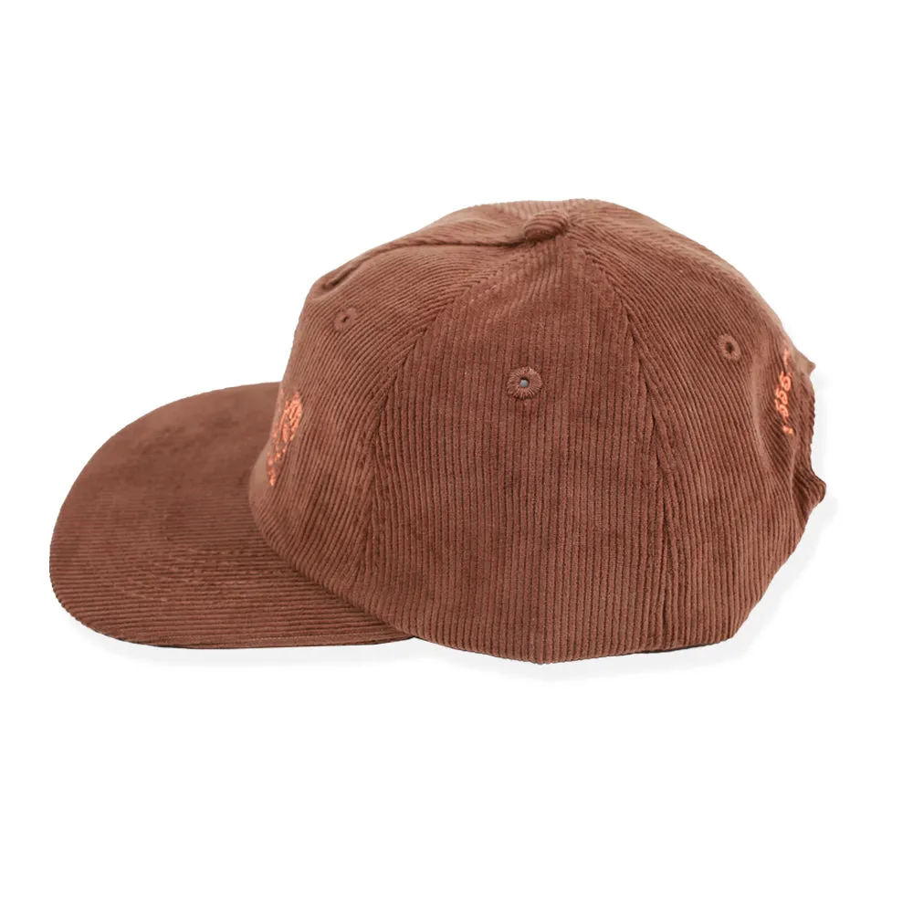 Theories Mystic Advisor Strapback Hat Corduroy Brown