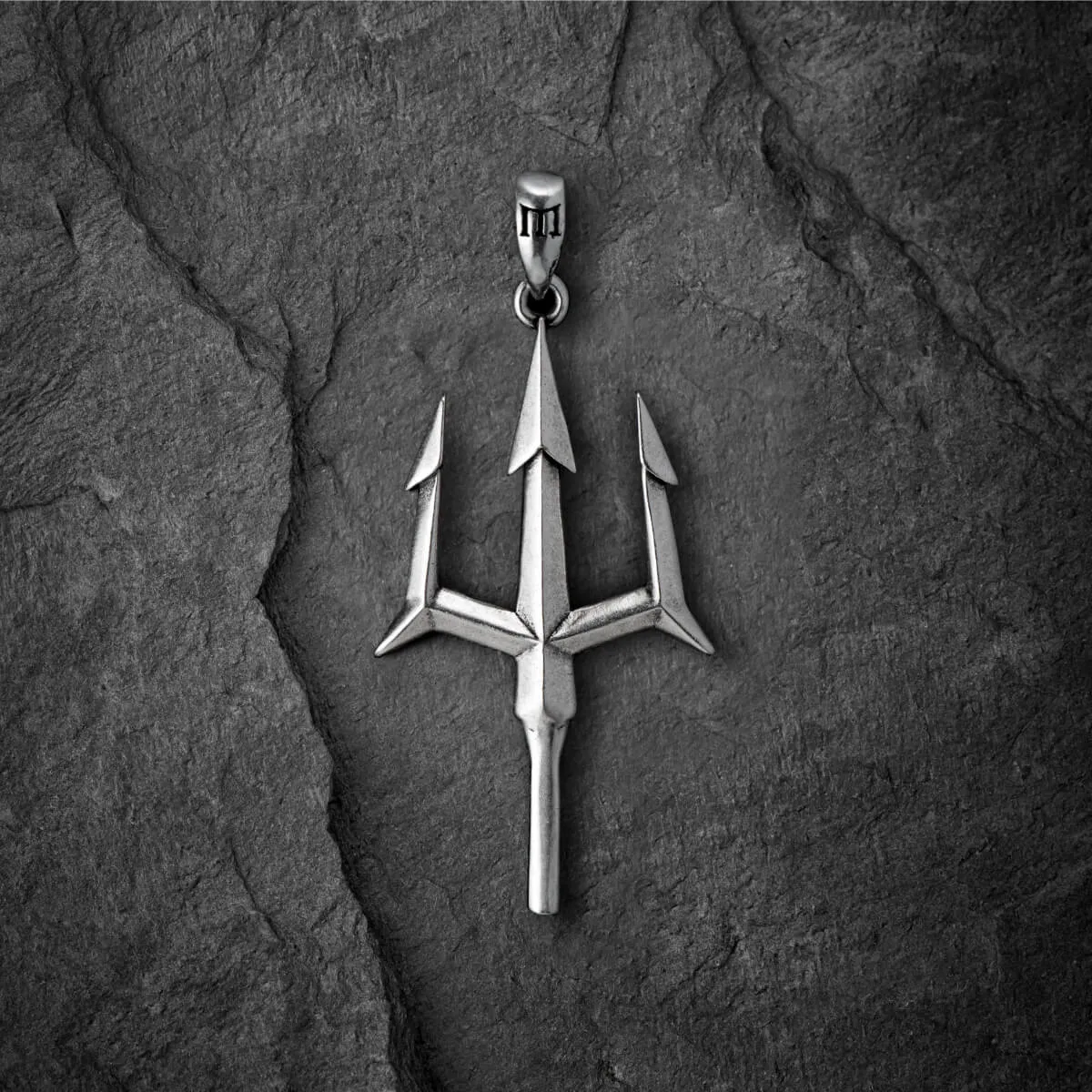 Trident Pendant Sterling Silver