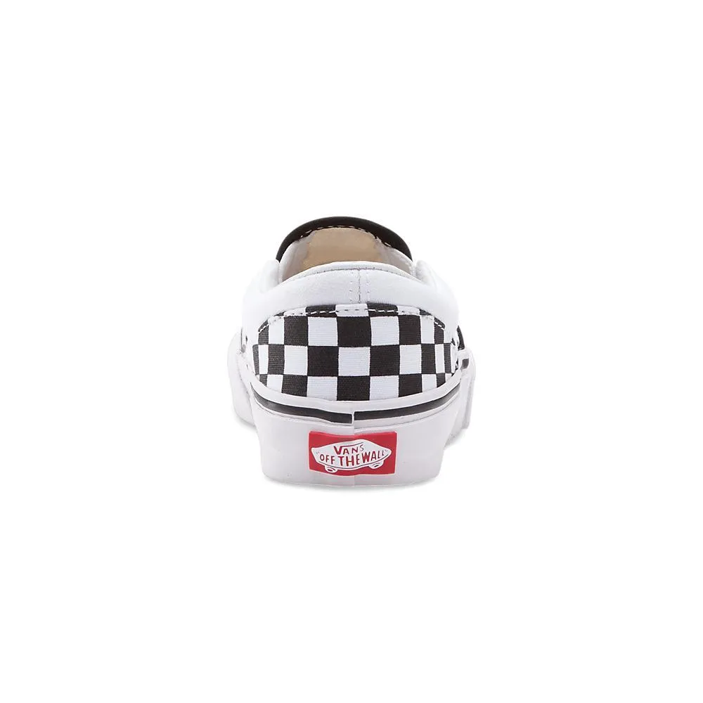 Vans Kids Checkerboard Slip-On Black/White