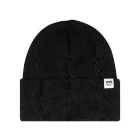 WOOD WOOD GERALD TALL BEANIE -BLACK